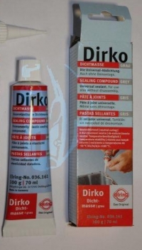 Герметик 70g (-40С +180*С) Dirko (чёрный)