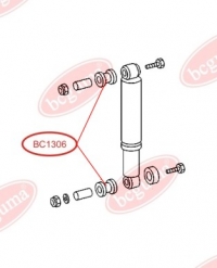 Втулка переднего амортизатора MB207-310D