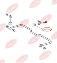 Подушка (втулка) заднего стабилизатора, внутренняя MB Sprinter 408-416/VW LT 46 (d=30mm)