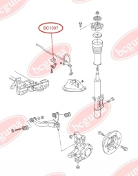 Подушка переднего стабилизатора MB Sprinter/VW Crafter 06- (d=20mm)