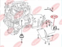Подушка КПП Sprinter 906 с 06г Vito 639 с 03г