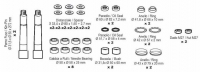 Ремкомплект шкворня 270*31.5*50 DAF с подшипником (на ось)