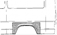 Крыло заднее (кор. база), L DB207-410