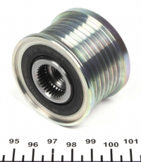 Шкив генератора, 2.2-2.5dCi 01- (7PK)