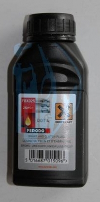 Тормозная жидкость 0.25л.