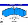 Колодки тормозные DB408-416