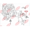 Подушка КПП Sprinter 906 с 06г Vito 639 с 03г