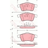 Колодки передние R15 с 1996-2003 тип ATE